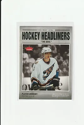 2006 Fleer NHL Alexander Ovechkin HL-16 Hockey Headliners Insert • $8