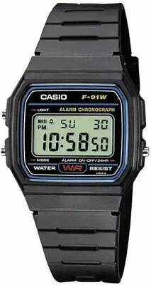 £7.80 • Buy Casio F-91W-1YER Casual Resin Digital Watch - Black