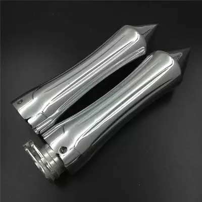 Chrome 7/8  Handle Grips Handlebar For Honda CBR 600 F3 F4i 900 929 954 1000 RR • $39.99