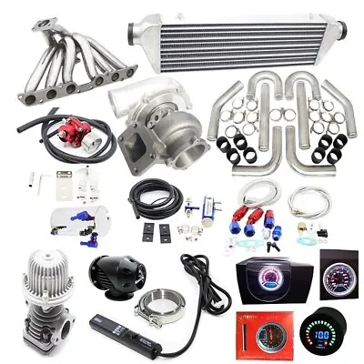 $999 • Buy GT35 Turbo Kits Fit For Toyota Supra MKIV IS300 SC300 GS300 2JZ-GE 2JZGE