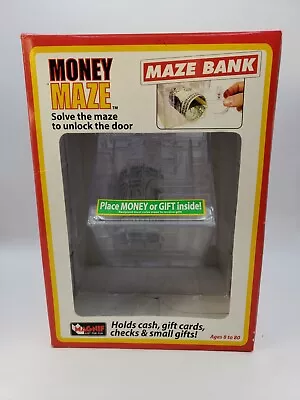 Money Maze Cube Savings Collection Bank Puzzle Toy ~ New In Box ~ • $23.74