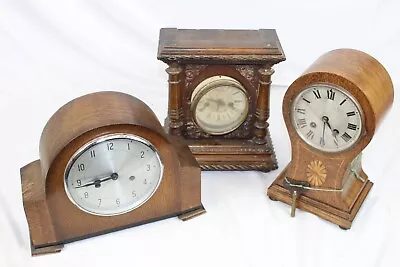 F X3 Antique/ Vintage Mantel Clocks Inc Enfield & HAC • £10.50