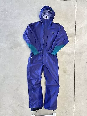 Rare Vintage Patagonia One Piece Suit Ski Goretex Purple Size XL 90s Snow Vtg • $199.99