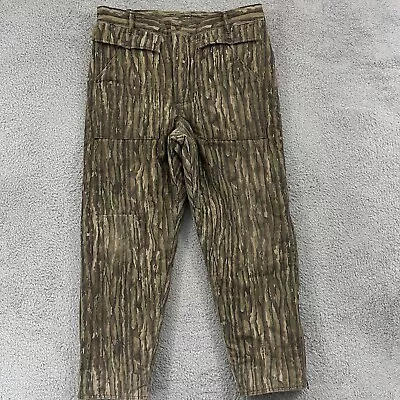 Vintage Saftbak Pants Mens 36x30 Realtree Camo Hunting Lined Zip 90s Pocket USA • $19.95