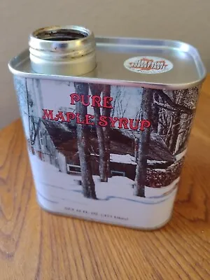 Vintage 1984-style Ermont Maple Syrup Tin Empty Container - 1 Quart / 32 Fl. Oz. • $4