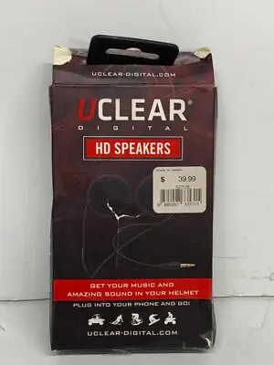 UClear Digital Pulse Wired Drop-in High Definition Helmet Speakers • $23.95