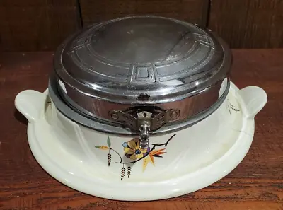 Vintage Westinghouse Waffle Iron No Cord Art Deco Porcelier Read • $24