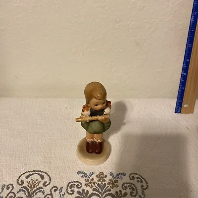 Nice Figurine Girl Playing The Flute Mj Hummel Figurine Inspired • $17.99