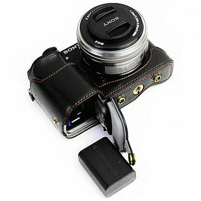 $26.13 • Buy A6300-HH01 PU Leather Camera Case Bag Fit Sony ILCE6300 A6300 With 16-50mm Lens
