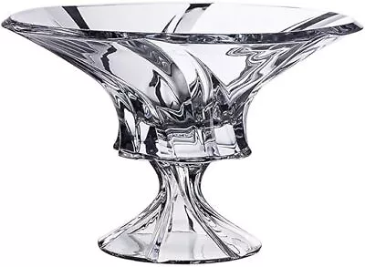 Bohemia Crystal AU51767 12'' Diameter 'Oklahoma' Crystal Clear Round Footed Bowl • $89