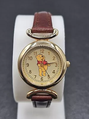 Vintage Disney Winnie The Pooh Gold Tone DS 505 Watch • $44.99