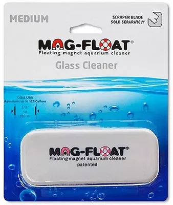 Mag-float Glass Floating Magnet Aquarium Cleaner Medium Float-125 • $26.99