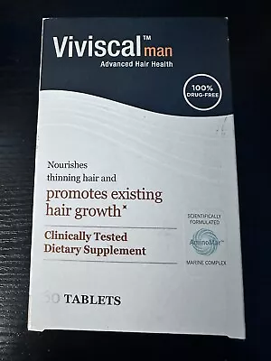 Viviscal Man Advanced Hair Health 60 Tablets EXP:09/24 • $29.99