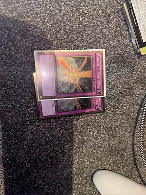 Yugioh 2 Radiant Mirror Force-Gold Rare-1st Edition-PGL3 EN093 (LP Or NM) • £1