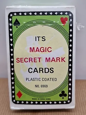 IT'S MAGIC SECRET MARK (MARKED) PLAYING CARDS MAGIC TRICK 1990's VINTAGE  • £9.99