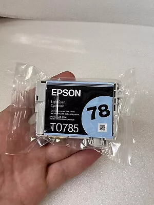 SEALED Epson 78 Claria Hi-Definition LIGHT CYAN Standard Ink Cartridge Exp: 7/24 • $19.99