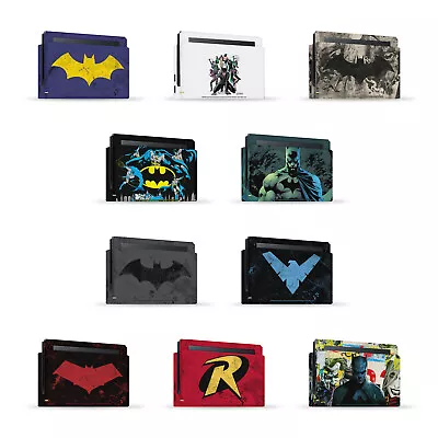 Batman Dc Comics Logos And Comic Book Vinyl Skin Nintendo Switch Console & Dock • $43.95