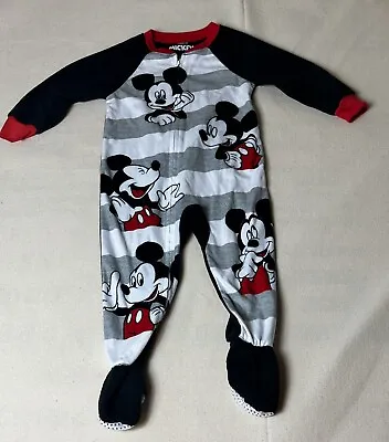 Disney Jr. Mickey Mouse 1 Piece Footed Pajamas Size 2T • $14.99