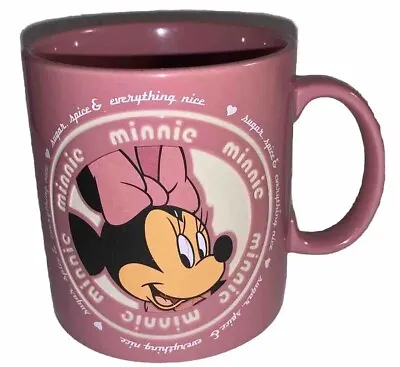 Disney Parks Minnie Mouse Coffee Mug/Cup Pink Sugar Spice Everything Nice • $15