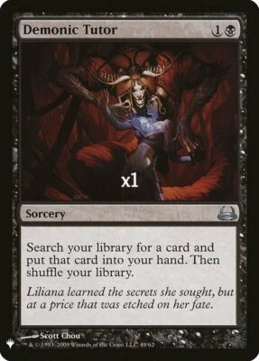 $49.99 • Buy MTG Mystery Booster MB1 Demonic Tutor MINT