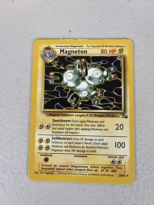 Magneton Pokemon Game Card #11 /62 • $199.99