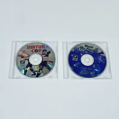 Virtua Fighter 2 + Virtua Cop (Sega Saturn) NOT FOR RESALE *Disc Only* • $23.99