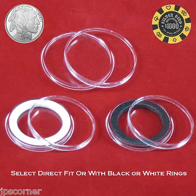 Air-tite 39mm Coin Holder Capsules For 1oz Silver Bullion Rounds & Casino Chips  • $6.75