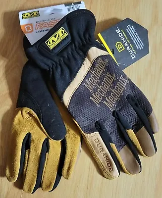 MECHANIX WEAR Durahide FastFit Leather Protection Gloves Sz Large LFF-75-010 NEW • $13.99