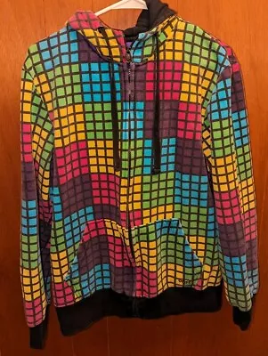 Vintage Y2K Vurt Zip Hoodie Multi-color Sweatshirt Rave Medium Various Colors  • $50