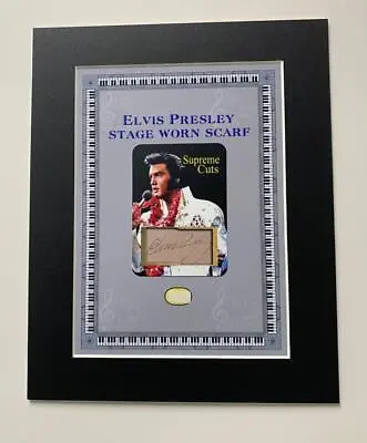 Elvis Presley #e Personally Owned & Worn Concert Scarf Swatch Loa & Free Gifts • $46.66