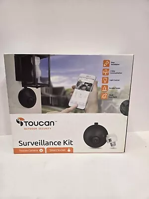 Toucan TSK100KU Black 2-Way Communication Wi-Fi Security Camera Surveillance Kit • $103.96