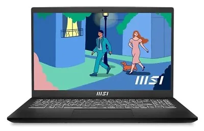 MSI 15.6  Laptop Modern 15 Core I7 8GB 512GB Iris Xe Graphics 9S7-15H112-026 • £397.99