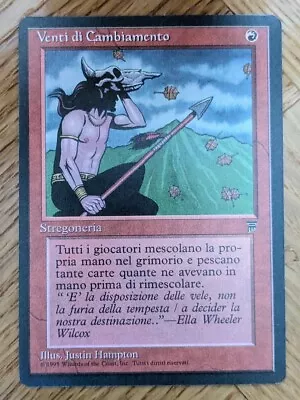 NM Winds Of Change Italian Legends MTG Magic The Gathering • $6.99