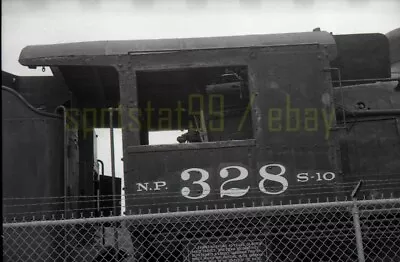 1969 NP Northern Pacific Locomotive #328 @ Stillwater MN - Vtg Railroad Negative • $19.45