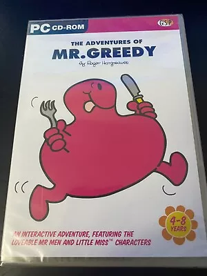 The Adventures Of Mr Greedy | PC-CD Rom | Educational   New  Mr Men • £2.99