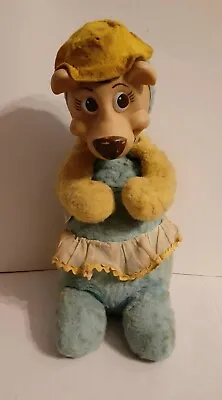 1959 Knickerbocker Cindy Bear Plush Yogi's Girlfriend - Rubber Face  • $49.99