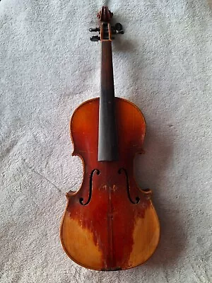 Antique Violin Fiddle With Case Needs Repair • $30