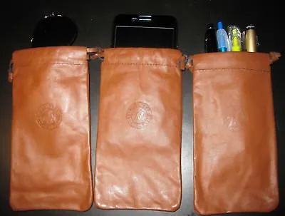 Genuine LEATHER Sunglasses Case Pouch MARLBORO COUNTRY STORE - Buying (3) Cases • $5.59
