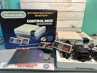 Nintendo NES Original Control Deck System Complete In The Original Box Inv-1463 • $299.95