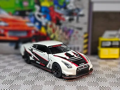 🔥 Majorette Premium Deluxe Cars Nissan GT-R Nismo GT3 #214H White Diecast 1:64 • $6.99