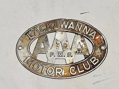 VTG AAA Car Club Badge Lackawanna Motor Club (1069) • $9.99