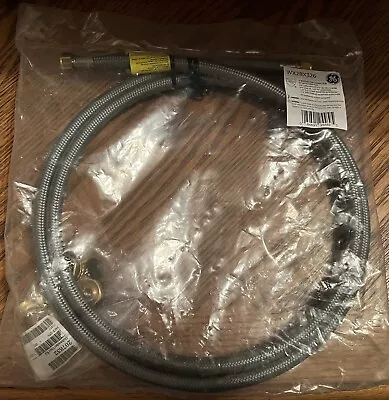 HAIER GE WX28X326 - 6 Ft Braided Dishwasher Connector Kit With Adapters 3/8 CMP • $14.99