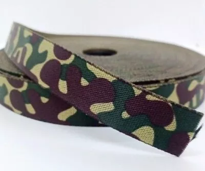 Camouflage Webbing Print Tape 30mm Width • £12.99