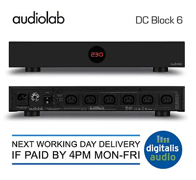 Audiolab DC Block-6 Direct Current Blocker Mains Conditioner Black • £349