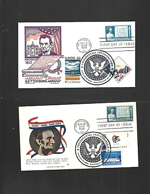 Us Inauguration Day Covers  Barack Obama  Joe Biden 2009 Lot Of 2  Combo Fdc 978 • $2.50