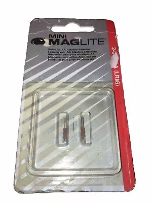 Rare Mini Mag-lite 2-cell AA BULBS • £11.99