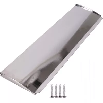 £9.03 • Buy CHROME INTERNAL LETTER BOX FLAP/SCREWS Main Front Inside Door Plate Cover Silver