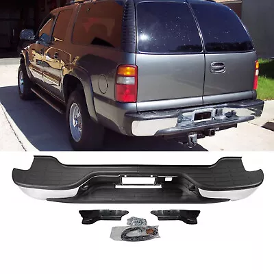 For 2000-2006 Chevrolet Tahoe Suburban 1500 Yukon XL Rear Bumper Assembly Chrome • $152.94