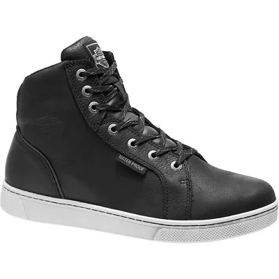 Harley Davidson Midlands Waterproof Riding Sneaker In Black And White • $219.95