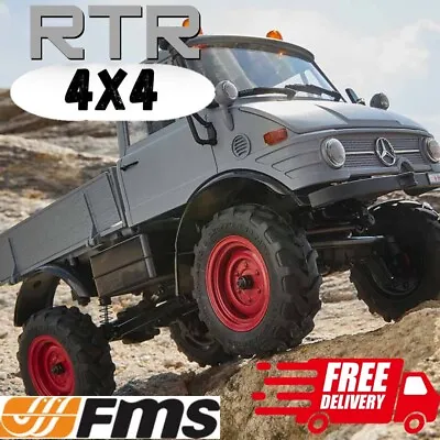 FMS FCX24 Mercedes-Benz Unimog 421 RTR 4x4 Truck RC Car Two Speed Portal Axle GY • $149.99